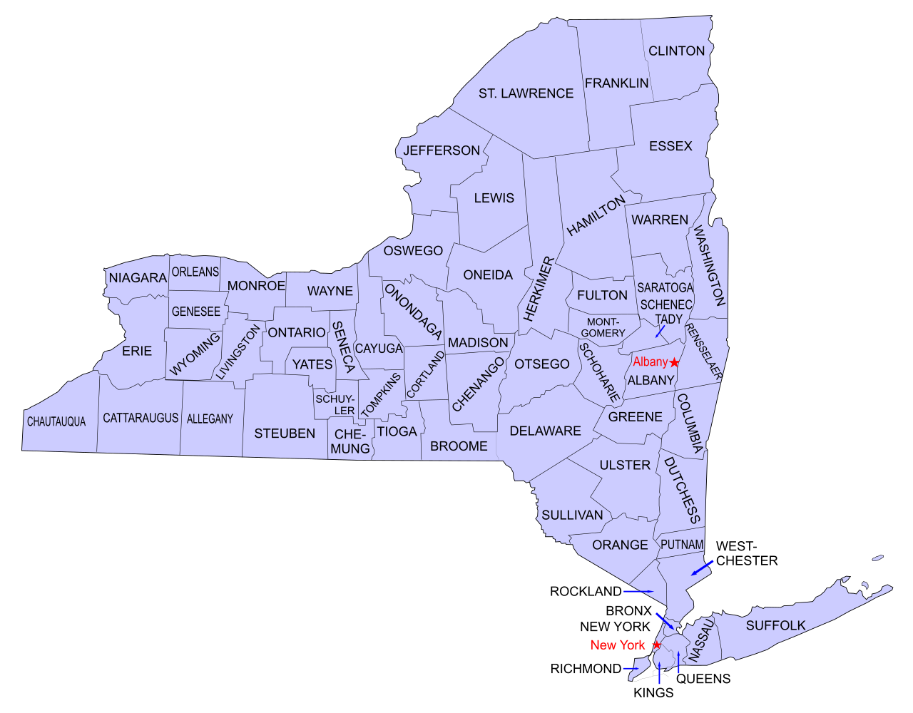 Washington county map